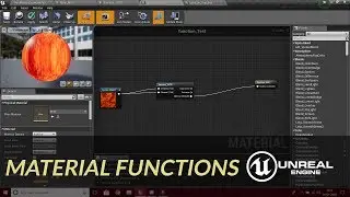 Using material functions in UE4