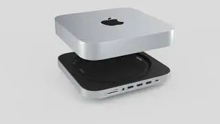 Satechi Stand & Hub for Mac Mini with SSD Enclosure