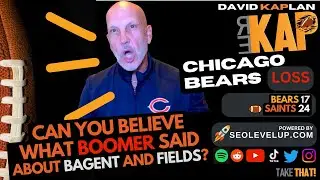 REKAP 🏈 Bears 24-17 Loss to the Saints - Can you believe what Boomer said about Bagent and Fields?