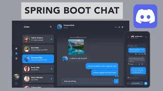 Spring Boot Chat Application - Build a full-stack Discord Clone (with ReactJS)