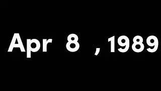 January 1, 1970 to January 19, 2038