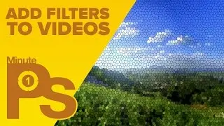 How to Add Filters to Videos in Photoshop #MinutePhotoshop