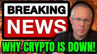 3 REASONS WHY CRYPTO IS DOWN TODAY! BREAKING CRYPTO NEWS TODAY!