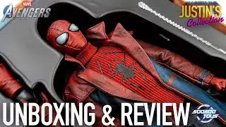 Spider-Man Night Out Suit Avengers Game 1/6 Scale Figure SooSoo Toys Unboxing & Review