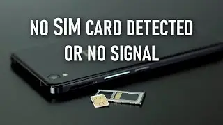 No SIM Card Detected or No Signal