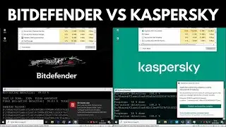 Kaspersky vs Bitdefender Free | Test vs Malware