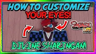 (NEW) How To Customize Your Eyes In Shindo Life | How To Change Your Eyes