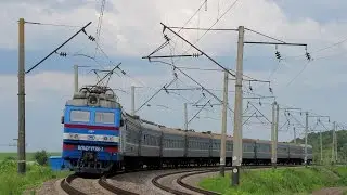 Электровоз ВЛ40у-1378-1 с пассажирским поездом №119. Electric vl40 with passenger train.