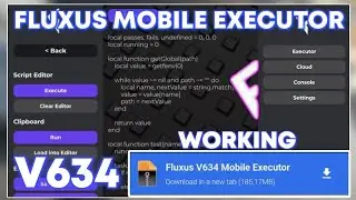 [Working] Fluxus Executor Mobile New Update Released | Latest Version Fluxus Executor - (v633)