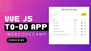 vue js  to do app