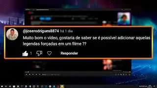 COMO FAZER VÍDEO COM LEGENDA FORÇADA (COMO EMBUTIR LEGENDA EM VÍDEO)