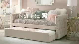 Knightsbridge Twin Tufted Nailhead Chesterfield Daybed and Trundle by iNSPIRE Q Artisan