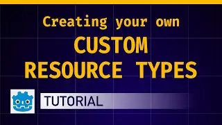 Creating custom resource types [Godot/C# 🇬🇧 Tutorial]