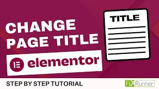 How To Change Page Title WordPress Using Elementor