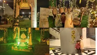 Lemon  Garden Dinner Buffet At Nishat Hotel\Abiha and Shaheer At Nishat Hotel