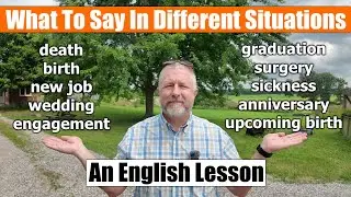 How to Respond to Different Situations in English