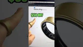 I got $50 OFF the Samsung Galaxy Ring😎 #deals #coupon #sharkyapp