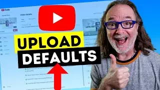 YouTube Upload Defaults Setting - See How YOU Can Save a TON of Time In This Tutorial