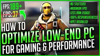 🔧 How To Optimize Low-End PCs For Gaming & Performance✔️ | 30% Better Gaming Experience In 2021!