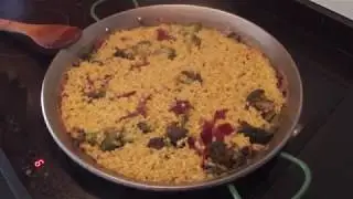 Como se hace un arroz de jamón y brócoli