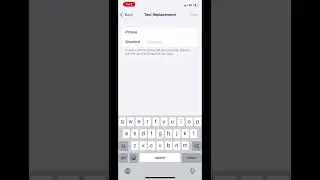 How To Create Text Replacements In iPhone