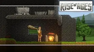 Building a Caveman Home in Ancient Ruins - Rise of Ages