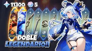 DOBLE LEGENDARIO!! Triradas al Banner de FURINA - Genshin Impact