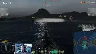 NIGHT Battle in Tier 7 French Cruiser in Ranked - World of Warships