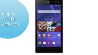 Sony Xperia C3: Turn on/off data services