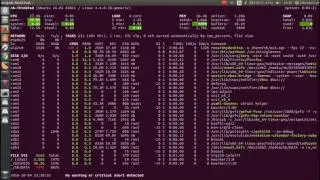 Install Glances on Ubuntu 16.04 (monitoring tool)