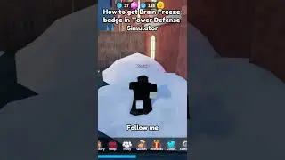 How to get Brain Freeze badge in TDS #roblox #shorts