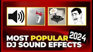 20 Most POPULAR DJ Sound Effects - DOWNLOAD LINK INCLUDED ( virtual DJ 2024 )