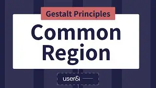 Gestalt Principles of Design: Common Region | UX/UI Design | Figma