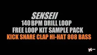 140 BPM Free UK Drill  Preset Pattern Kick Snare Clap Hi-Hat Slide 808 Stems Producer  Loop