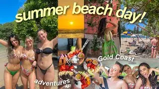 A SUMMER BEACH DAY WITH FRIENDS! Gold Coast, Australia vlog