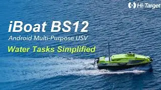 Hi Target iBoat BS12  — An Android-powered Surveying USV for Hydrographic Surveys