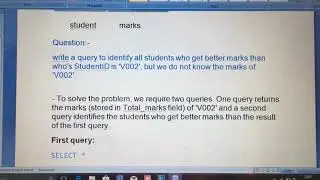 What is subquery in sql?