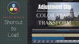 Shortcut for editing LOG | Davinci Resolve Tutorial | FUJIFILM