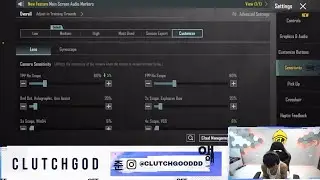 CLUTCHGOD NEW SENSITIVITY 2023 | COMPETITIVE PLAYER BEST SENSITIVITY SETTINGS
