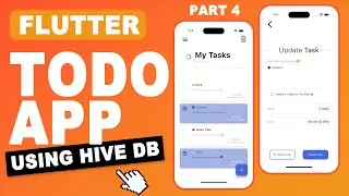 Flutter Tutorial | Flutter TODO App with Hive DataBase, Hive Local Storage Tutorial [CRUD] - Part 4