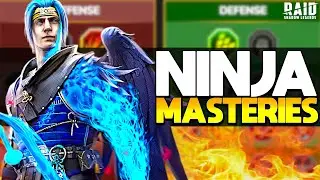 Ninja Masteries Completed in Raid Shadow Legends - the Build