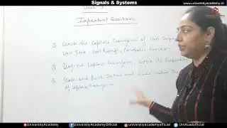 SS101: Signals & Systems Unit-3  Important  question and answer |  SS Important Questions