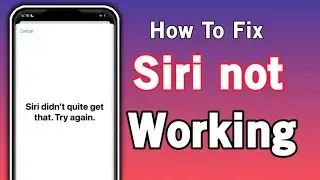 How To Fix Siri Is Not Working On Any IPhone (Easily Solved 😃)