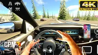 Car Parking Multiplayer 2 - Mercedes AMG E63 Realistic POV highway drive