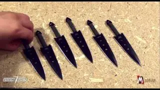 Perfect Point RC-040-6 Throwing Knives (Set of 6) Product Video