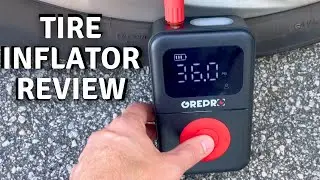 Tire Inflator, Power Bank, Light Combo. Grepro Air Compressor Review