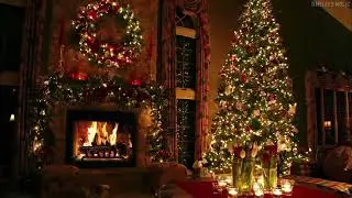 Top 200 Christmas Songs of All Time 🎄10 Hours of Classic Christmas Music with Fireplace