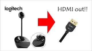 USB video conference camera be hdmi output with TV  (Logitech BCC950 )