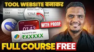 12+ Million Traffic Tool Website पर (LIVE PROOF) 🔥 | Make Tool Website Using DeepSeek AI Full Course