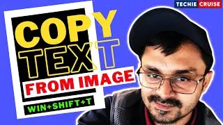 How To Copy Text From Image | How To Copy Text From Photo | How To Copy Text From PDF |Techie Cruise